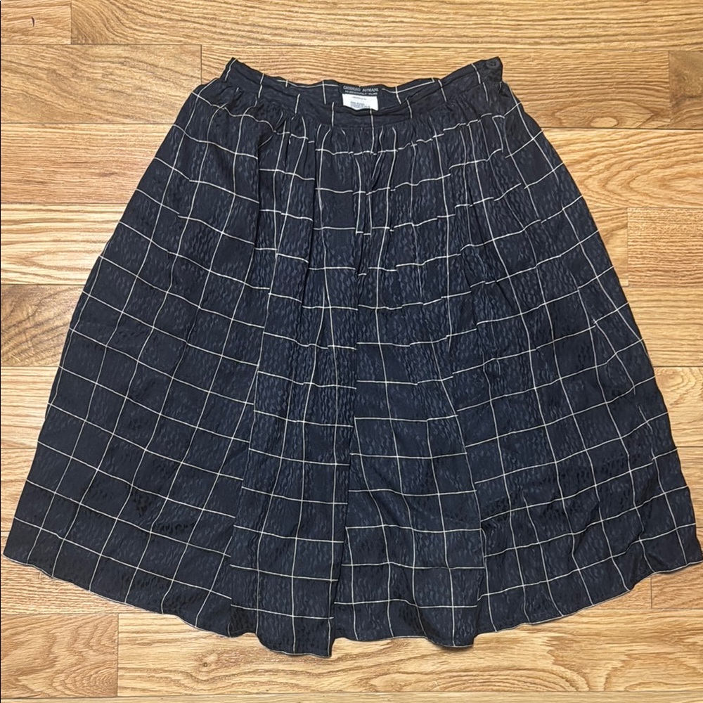 Vintage Giorgio Armani Silk Skirt